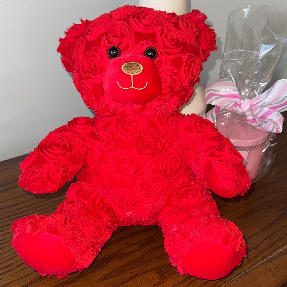 Build-A-Bear Red Roses Teddy - Picture 2 of 9